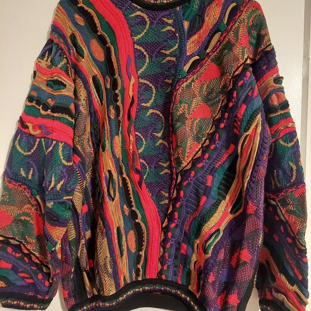 Vintage Tundra Canada Colorful Coogi Style Sweater